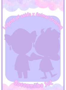 Zelda x Animal Crossing Queenmiibo Set