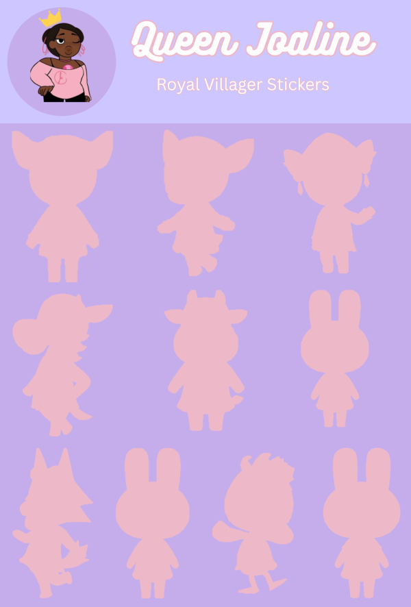 Custom Royal Villager Sticker Sheet